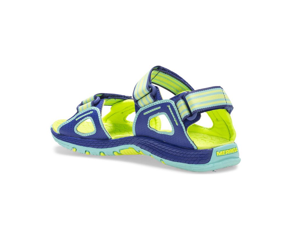 Merrell Sandaler Børn - Hydro Moc Blaze - Grøn/Blå - BIY702681